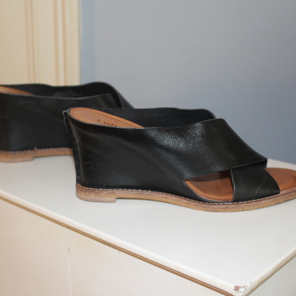 J.Jill Wedge open toe mules